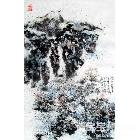 闽地飞流 当代水墨画 胥甲军作品 类别: 当代水墨画